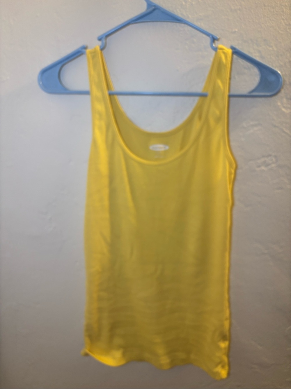 Yellow Women's Scoop Neck Tank Top